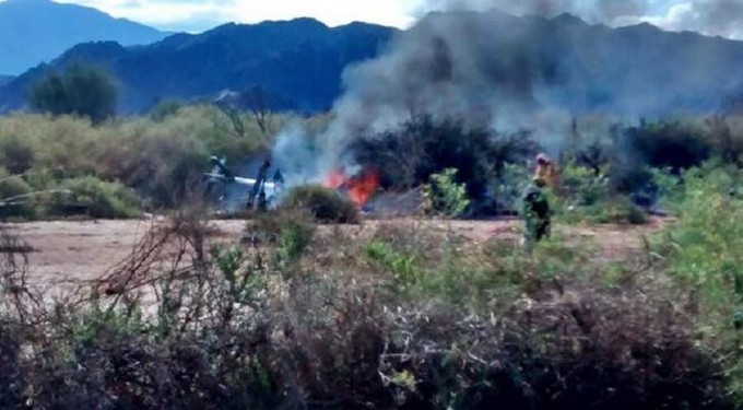 Le crash aurait eu lieu près de la ville de Villa Castelli