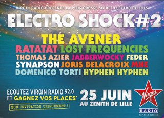 Affiche ElectroShock #2 Virgin Radio